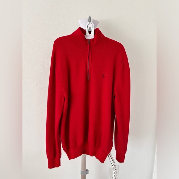 Polo Ralph Lauren Other - Polo Ralph Lauren Pima Cotton Half-Zip Sweater